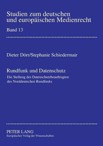 Drr rundfunk und datenschutz - -,