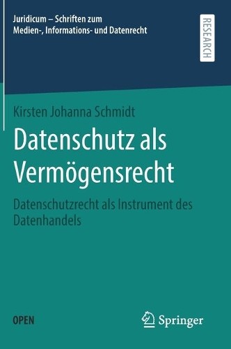 Datenschutz als vermgensrecht - datenschutz,